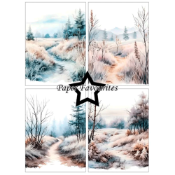Paper Favourites - Blok A6 - Frosty Winter / Frossen vinter