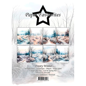 Paper Favourites - Blok A6 - Frosty Winter / Frossen vinter