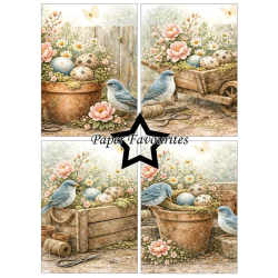 Paper Favourites - Blok A6 - Bird House / Fuglehus