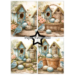 Paper Favourites - Blok A6 - Bird House / Fuglehus