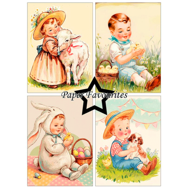 Paper Favourites - Blok A6 - Vintage Easter / Gammeldags p�ske