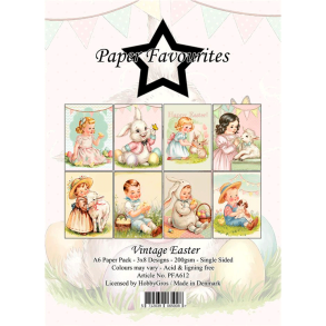 Paper Favourites - Blok A6 - Vintage Easter / Gammeldags p�ske