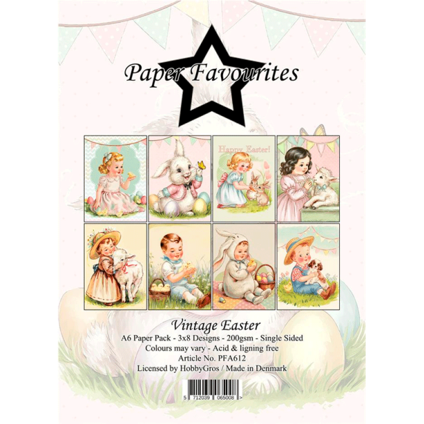 Paper Favourites - Blok A6 - Vintage Easter / Gammeldags p�ske