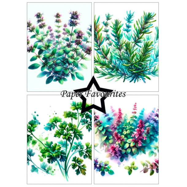 Paper Favourites - Blok A6 - Herbs / Urter