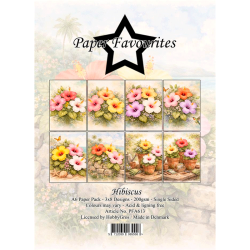 Paper Favourites - Blok A6 - Hibiscus
