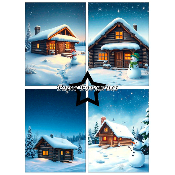 Paper Favourites - Blok A6 - Cozy Winter / Hyggelig vinter