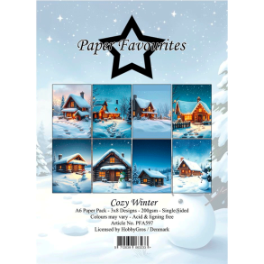 Paper Favourites - Blok A6 - Cozy Winter / Hyggelig vinter