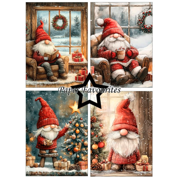 Paper Favourites - Blok A6 - Christmas Gnomes / Julenisser