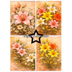 Paper Favourites - Blok A6 - Lily / Liljer