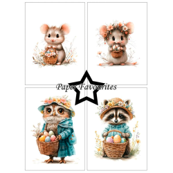 Paper Favourites - Blok A6 - Easter Friends / P�skevenner