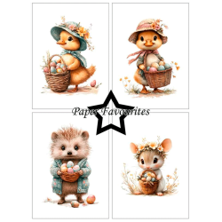 Paper Favourites - Blok A6 - Easter Friends / P�skevenner