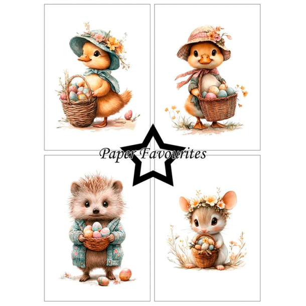Paper Favourites - Blok A6 - Easter Friends / P�skevenner