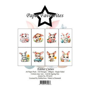 Paper Favourites - Blok A6 - Easter Cuties / S�de p�skedyr