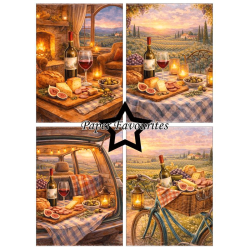 Paper Favourites - Blok A6 - Provence / Tapas