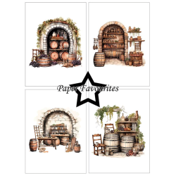 Paper Favourites - Blok A6 - Wine Cellar / Vinklder