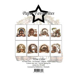 Paper Favourites - Blok A6 - Wine Cellar / Vinklder