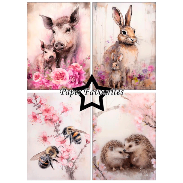 Paper Favourites - Blok A6 - Wildlife / Vilde dyr