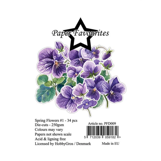 Paper Favourites - Die-Cuts - Spring Flowers #1 / Forrsblomster