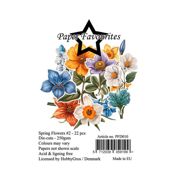 Paper Favourites - Die-Cuts - Spring Flowers #2 / Forrsblomster 2