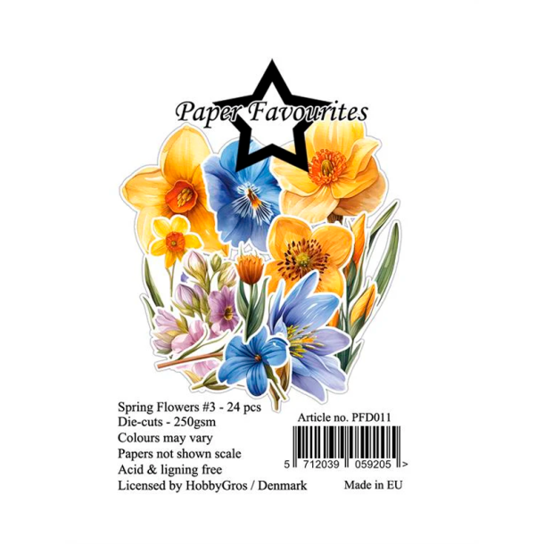 Paper Favourites - Die-Cuts - Spring Flowers #3 / Forrsblomster 3