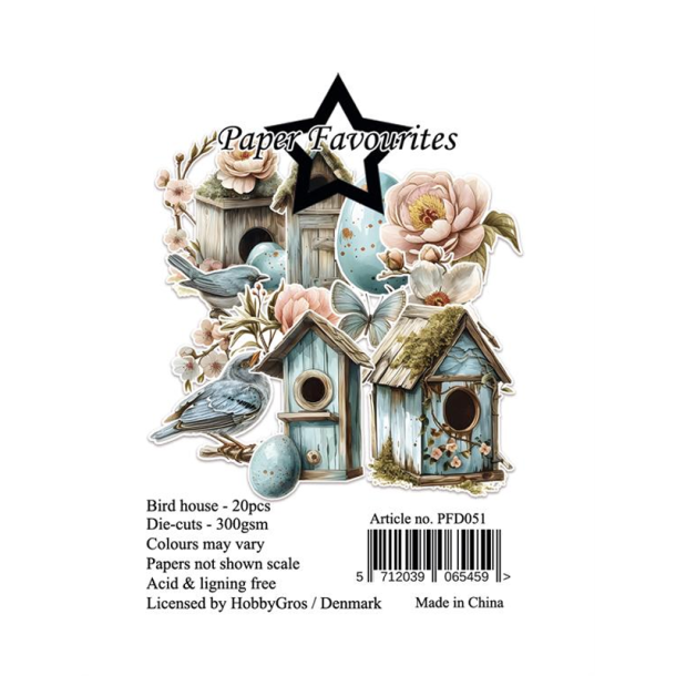 Paper Favourites - Die-Cuts - Bird house / Fuglehus