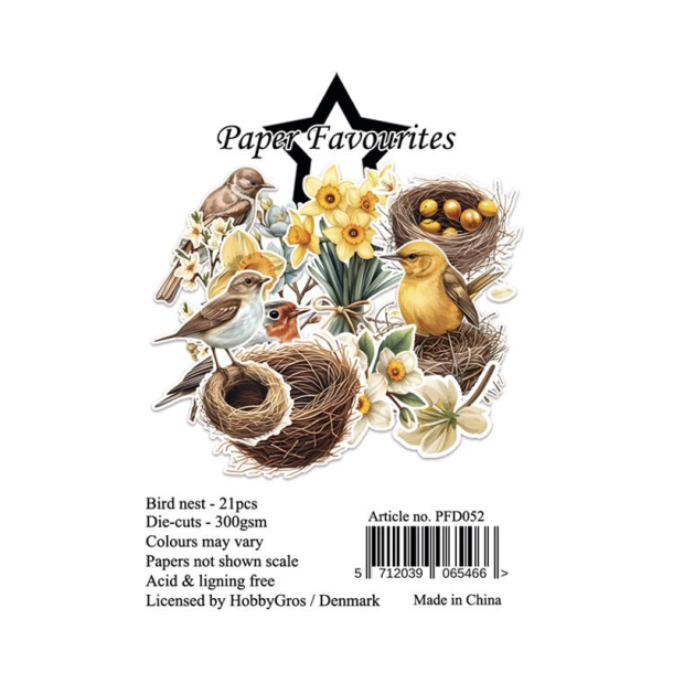 Paper Favourites - Die-Cuts - Bird nest / Fuglerede