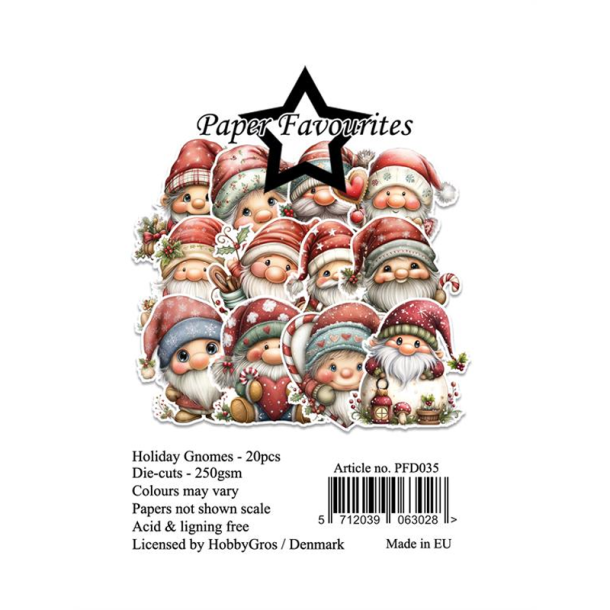 Paper Favourites - Die-Cuts - Holiday Gnomes / Julenisse gnomer