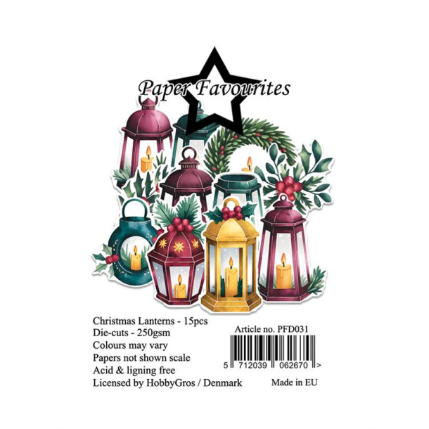 Paper Favourites - Die-Cuts - Christmas Lanterns / Julelanterner