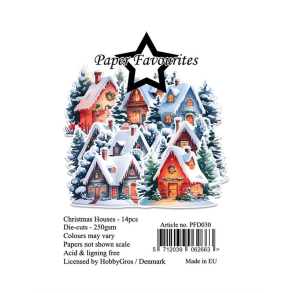 Paper Favourites - Die-Cuts - Christmas Houses / Julehuse