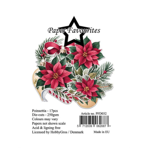 Paper Favourites - Die-Cuts - Poinsettia / Julestjerne