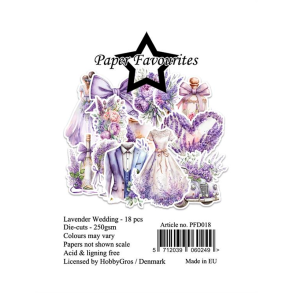 Paper Favourites - Die-Cuts - Lavender Wedding / Lavendel bryllup