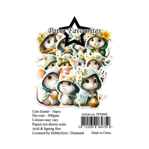 Paper Favourites - Die-Cuts - Cute Easter / Nuttet p�ske