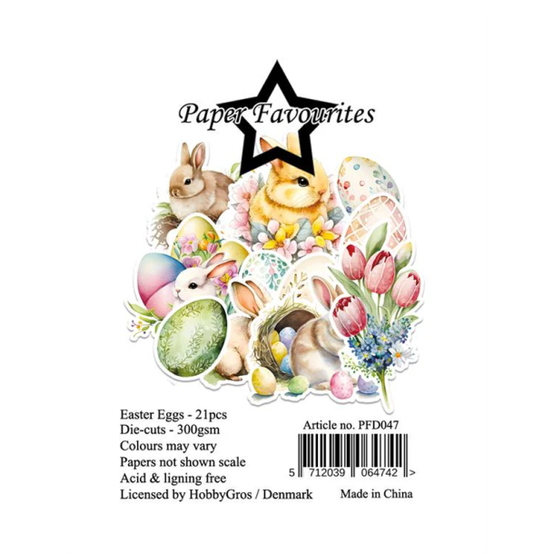 Paper Favourites - Die-Cuts - Easter Eggs / P�ske�g