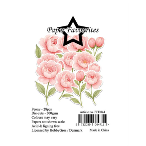 Paper Favourites - Die-Cuts - Peony / P�oner
