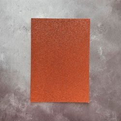 Paper Favourites - Glitter Karton - 250gr. - A4 - Dark Copper