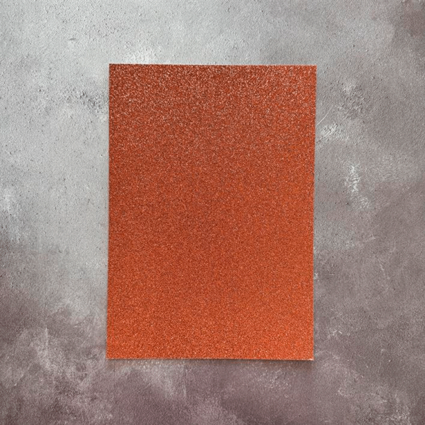 Paper Favourites - Glitter Karton - 250gr. - A4 - Dark Copper