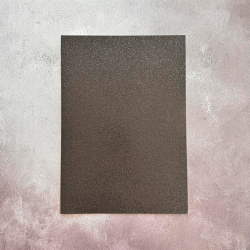Paper Favourites - Glitter Karton - 250gr. - A4 - Jet Black