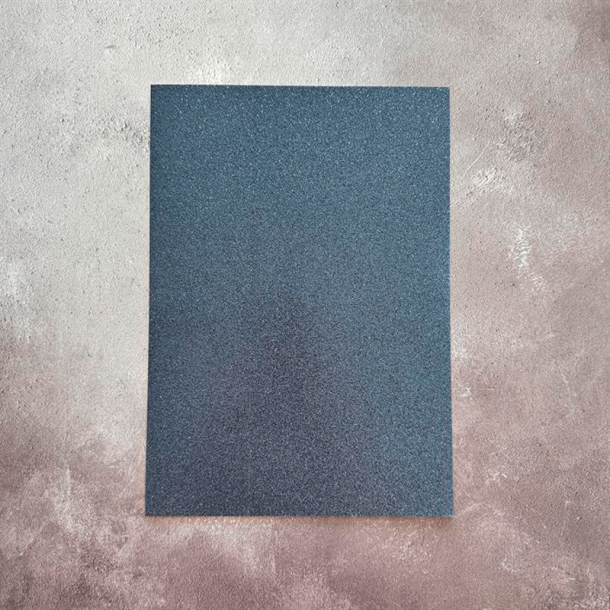 Paper Favourites - Glitter Karton - 250gr. - A4 - Midnight Blue