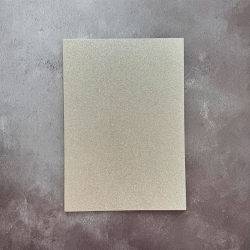 Paper Favourites - Glitter Karton - 250gr. - A4 - Fine Silver