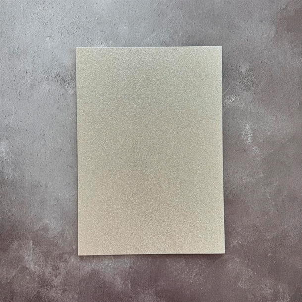 Paper Favourites - Glitter Karton - 250gr. - A4 - Fine Silver
