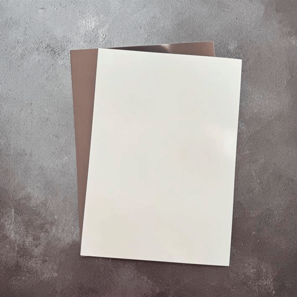 Paper Favourites - Mirror Card Glossy - 250g - A4 - Antique Silver