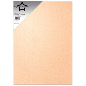 Paper Favourites - Vellum - 100g - A4 - Pastel Gold