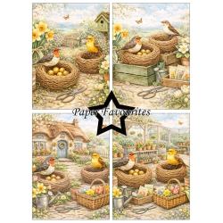 Paper Favourites - Blok A6 - Bird Nest / Fuglerede