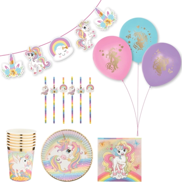 Festpakke - Enhjrning - 43 dele