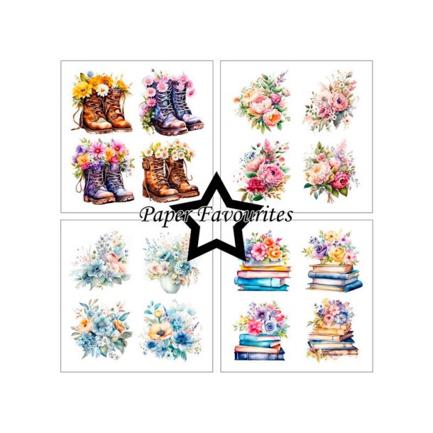 Paper Favourites - Blok 12" - Floral Spring