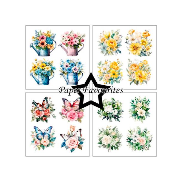 Paper Favourites - Blok 6" - Floral Spring / Blomster forr
