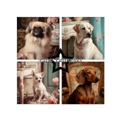 Paper Favourites - Blok 12" - Shabby Dogs