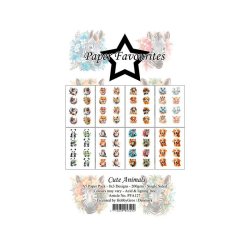 Paper Favourites - Blok A5 - Cute Animals