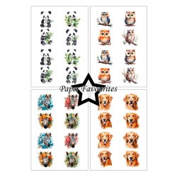 Paper Favourites - Blok A5 - Cute Animals