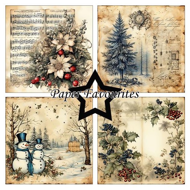 Paper Favourites - Blok 6" - Vinter